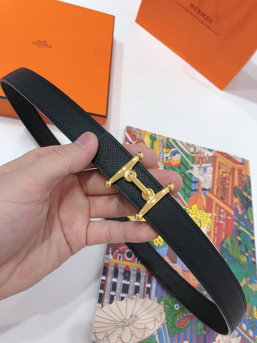 H**mes belts 24mm